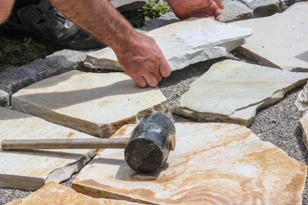 Cost of Stone Sidewalk Installation in Danbury